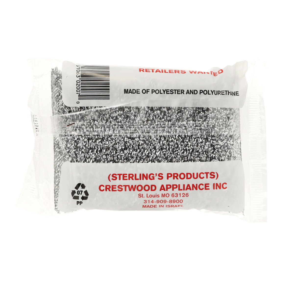 SPONGE - Genuine OEM Sterling's Products Ultra Fresh Non Scratch Scrubber for Cleaning